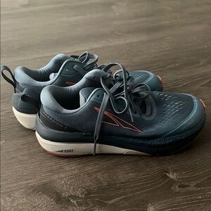 Altra Gray and Coral Running Shoes